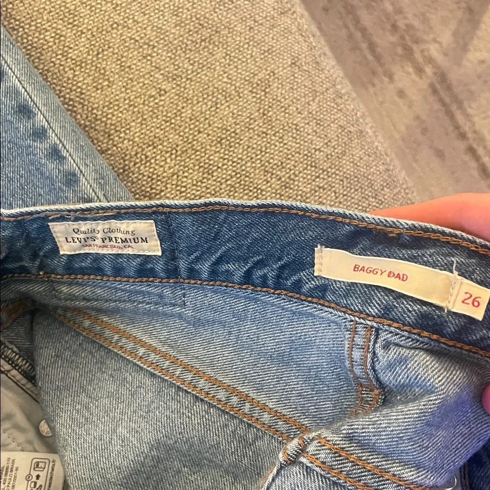 Levi's Relaxed Baggy Dad Blue Women’s Jeans - Picture 4 of 5